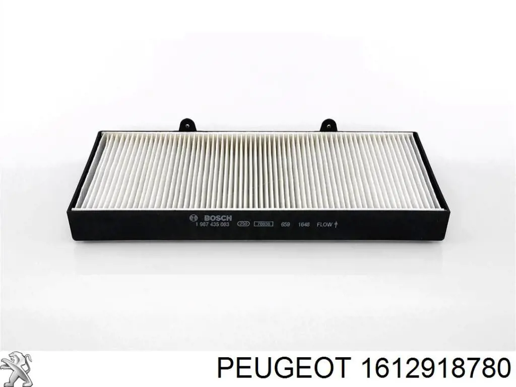 Filtro de habitáculo 1612918780 Peugeot/Citroen