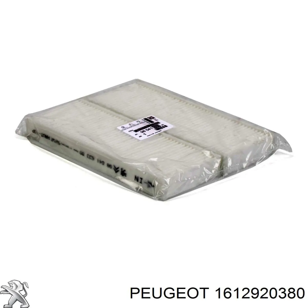 Купить 1612920380 Peugeot/Citroen Фильтр салона угольный