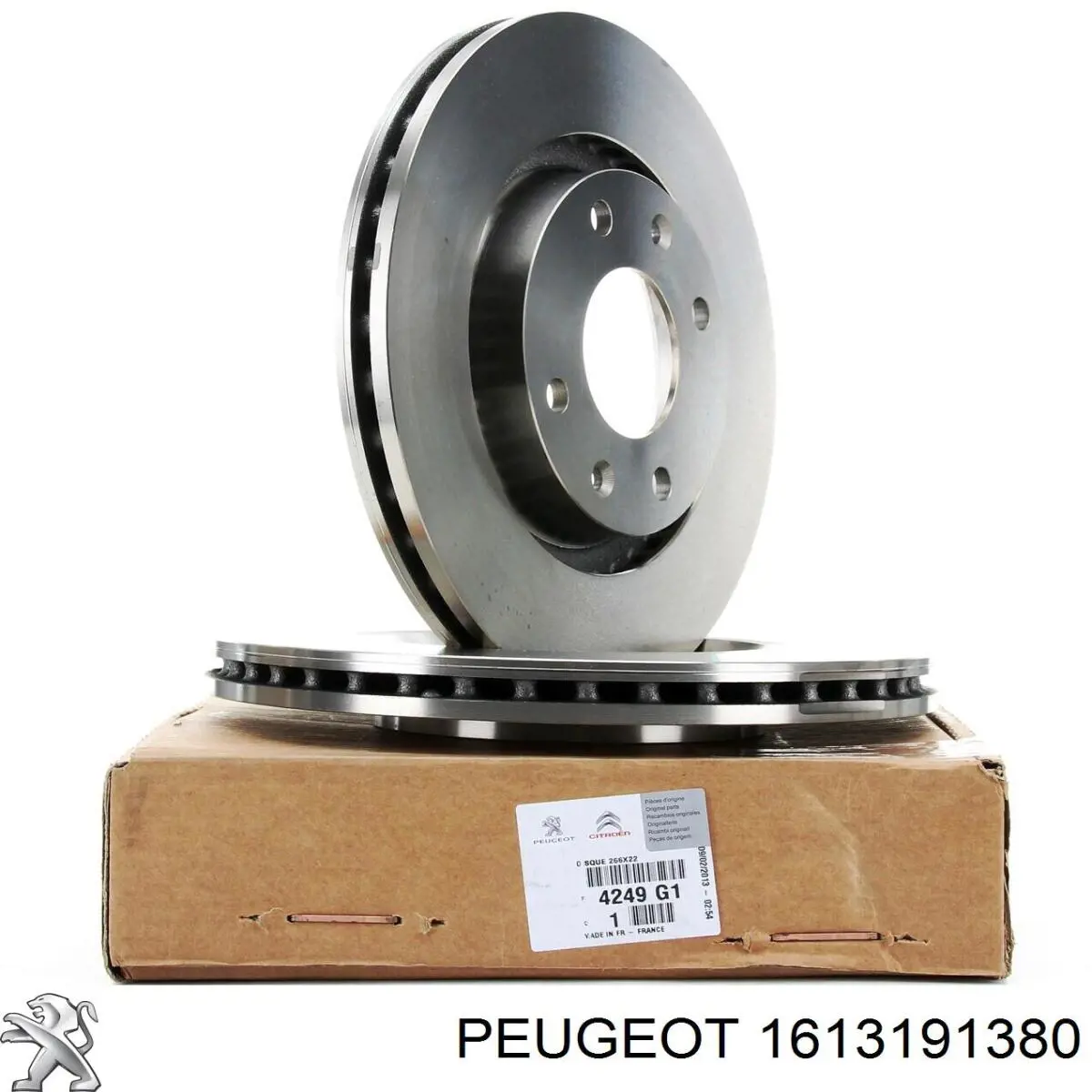 1613191380 Peugeot/Citroen диск тормозной передний