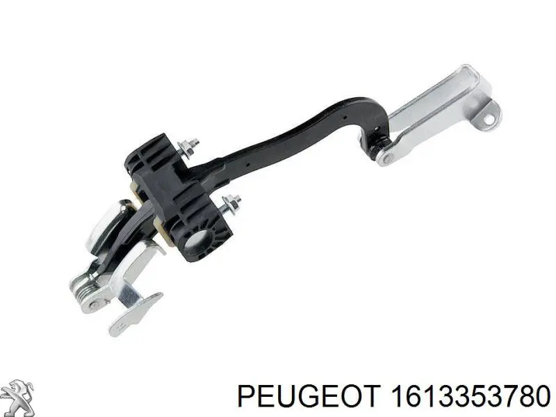 1613353780 Peugeot/Citroen limitador traseiro direito de abertura de porta