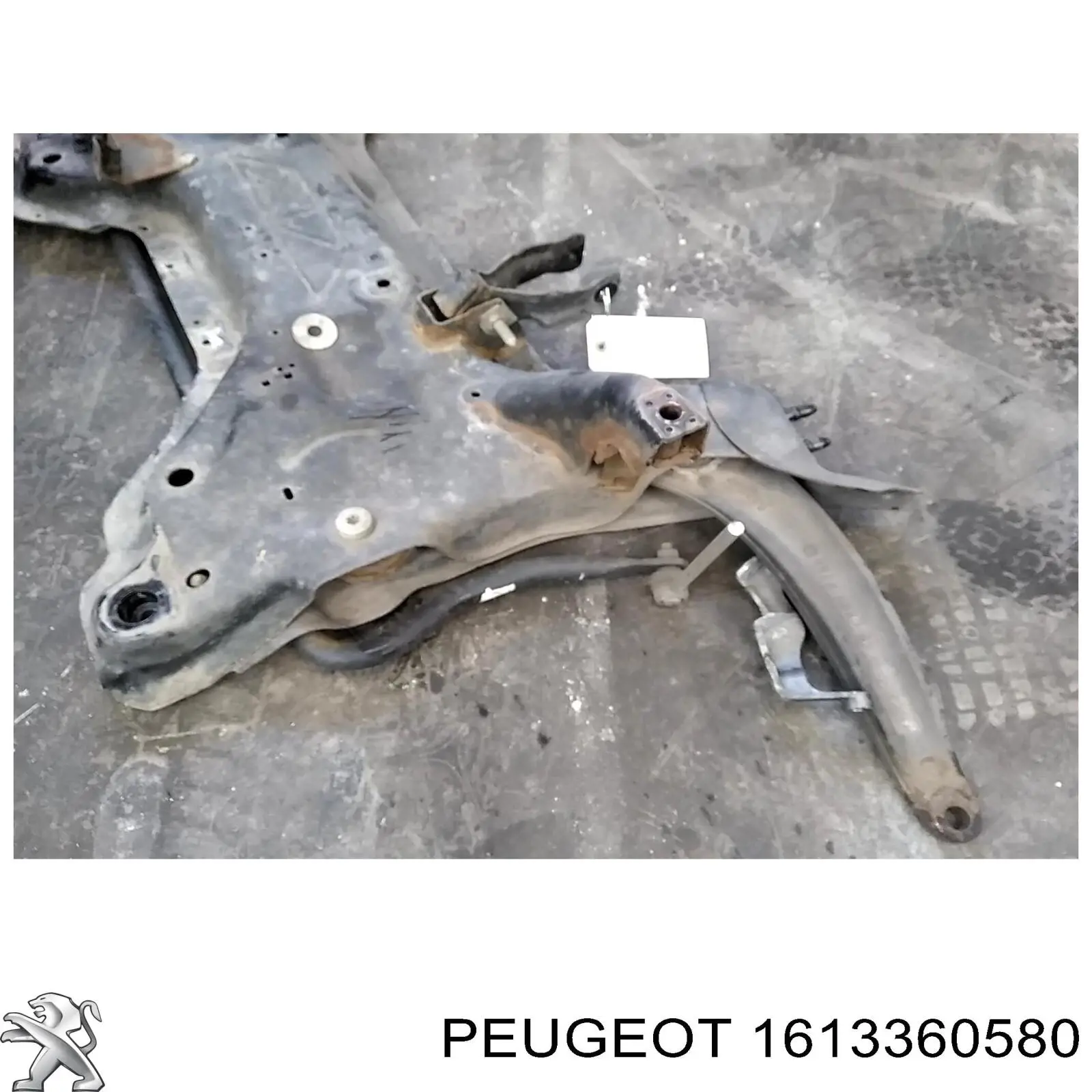 1613360580 Peugeot/Citroen Задний бампер