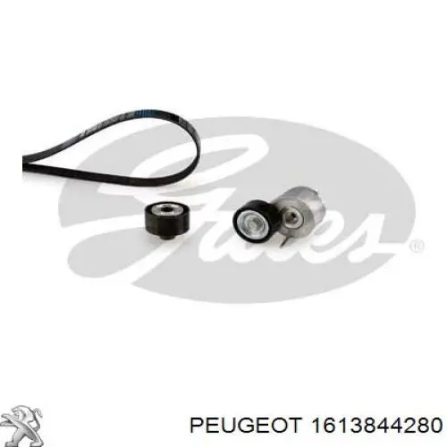 1613844280 Peugeot/Citroen ремень агрегатов приводной, комплект