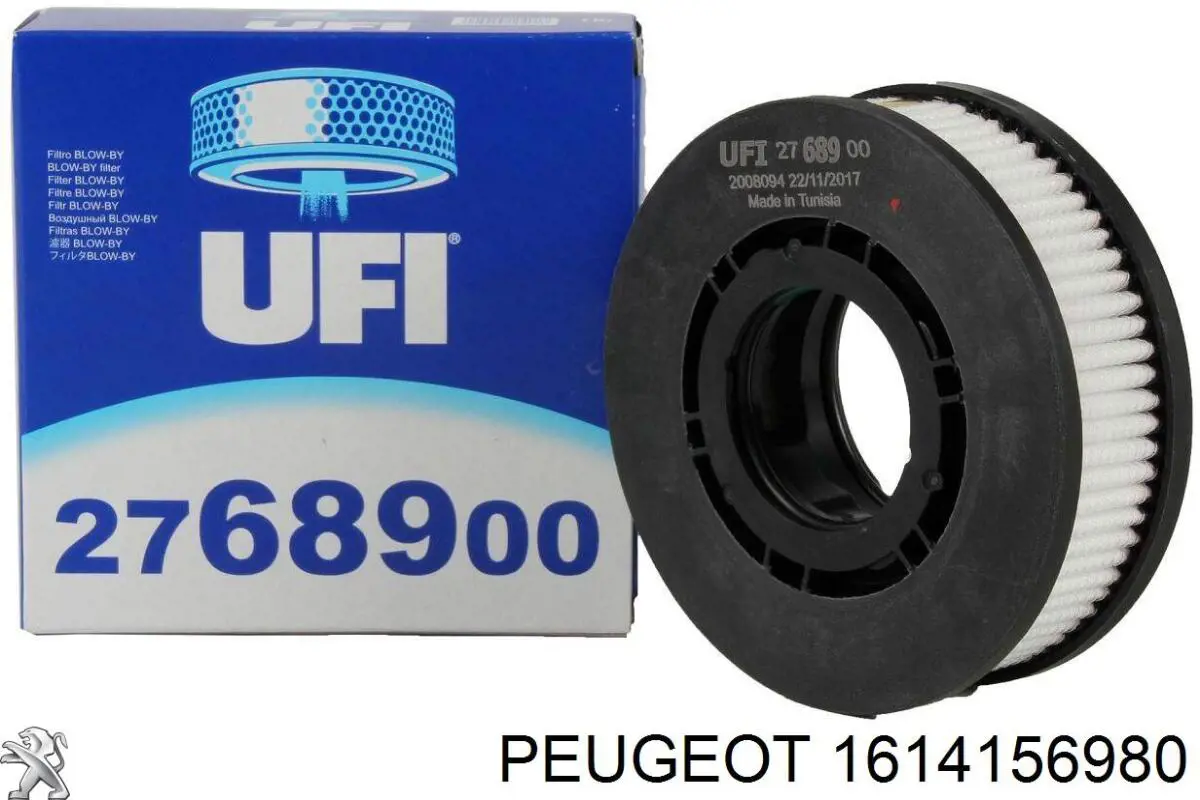 Filtro, ventilación bloque motor 1614156980 Peugeot/Citroen
