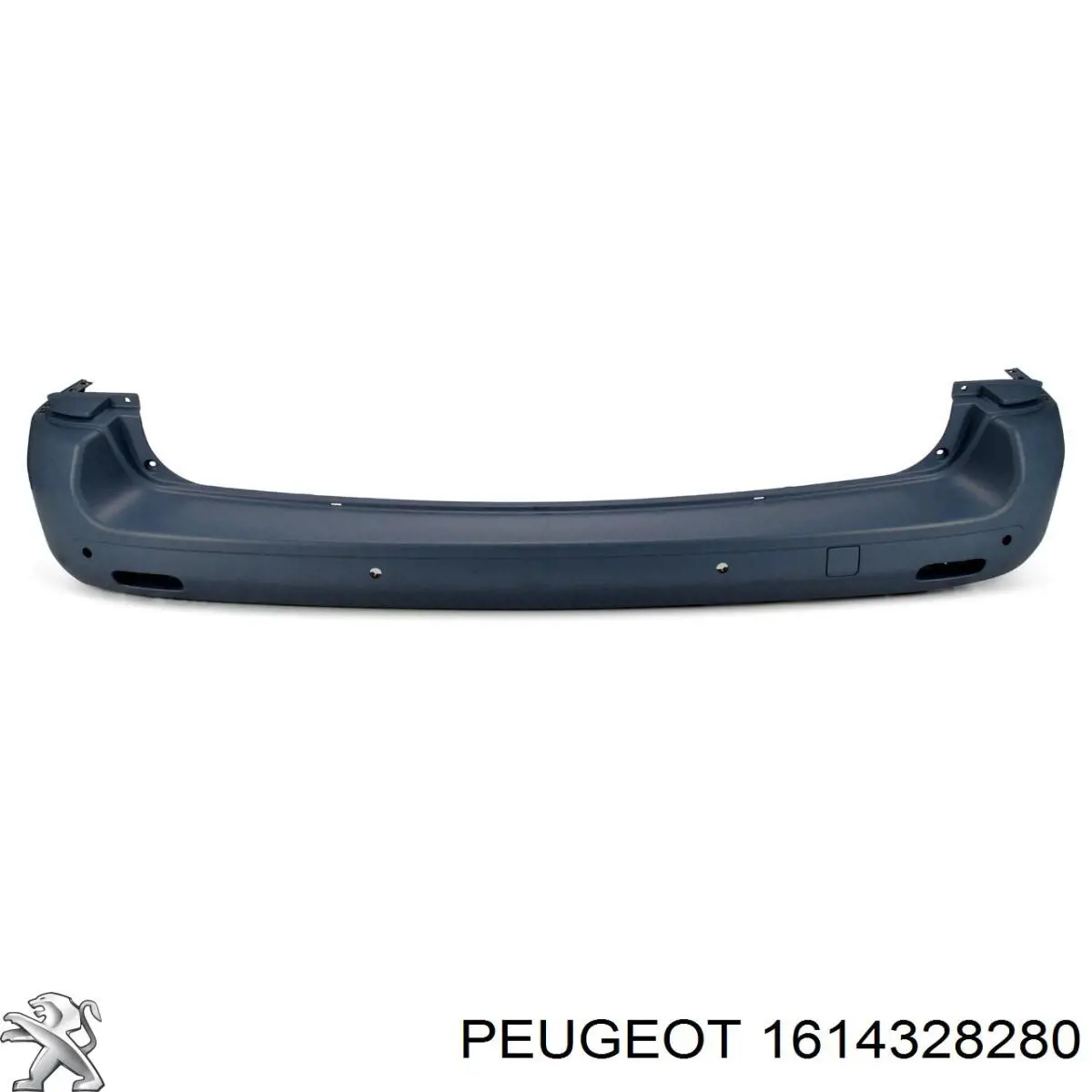 Parachoques trasero 1614328280 Peugeot/Citroen