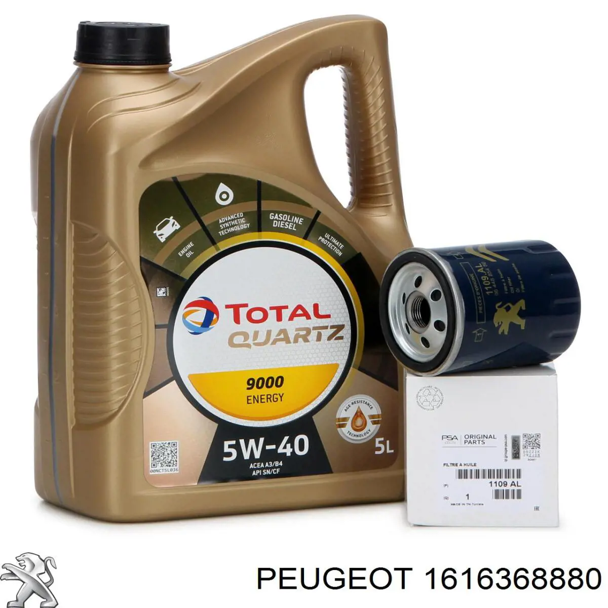 Filtro de aire 1616368880 Peugeot/Citroen