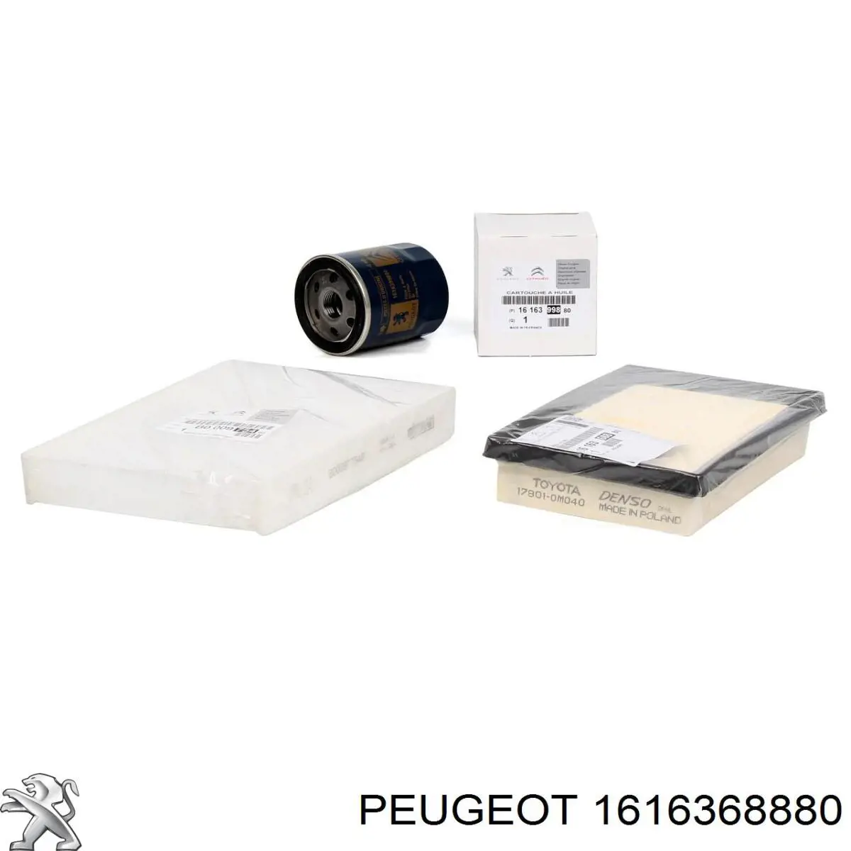 1616368880 Peugeot/Citroen Воздушный фильтр двигателя