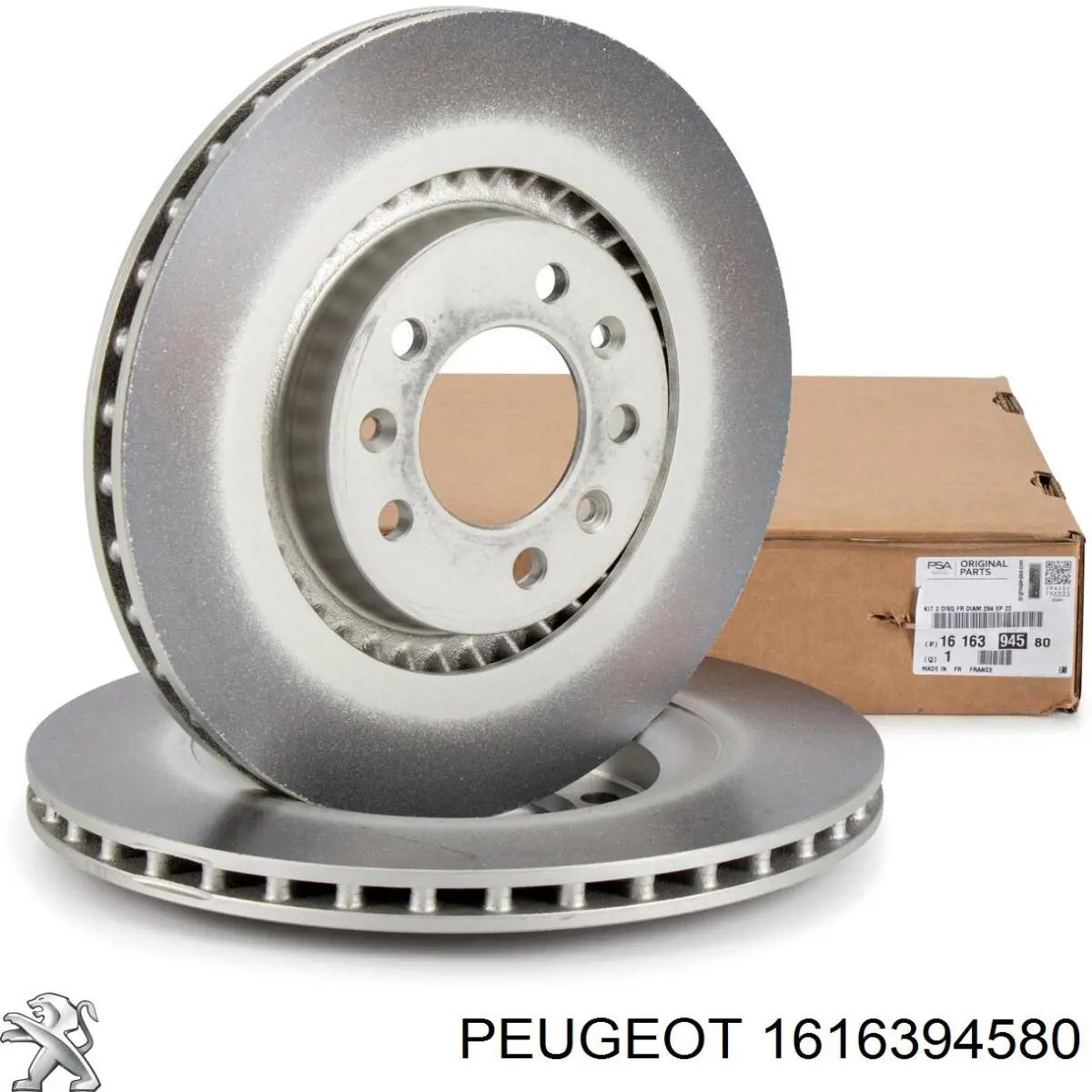 1616394580 Peugeot/Citroen disco do freio traseiro