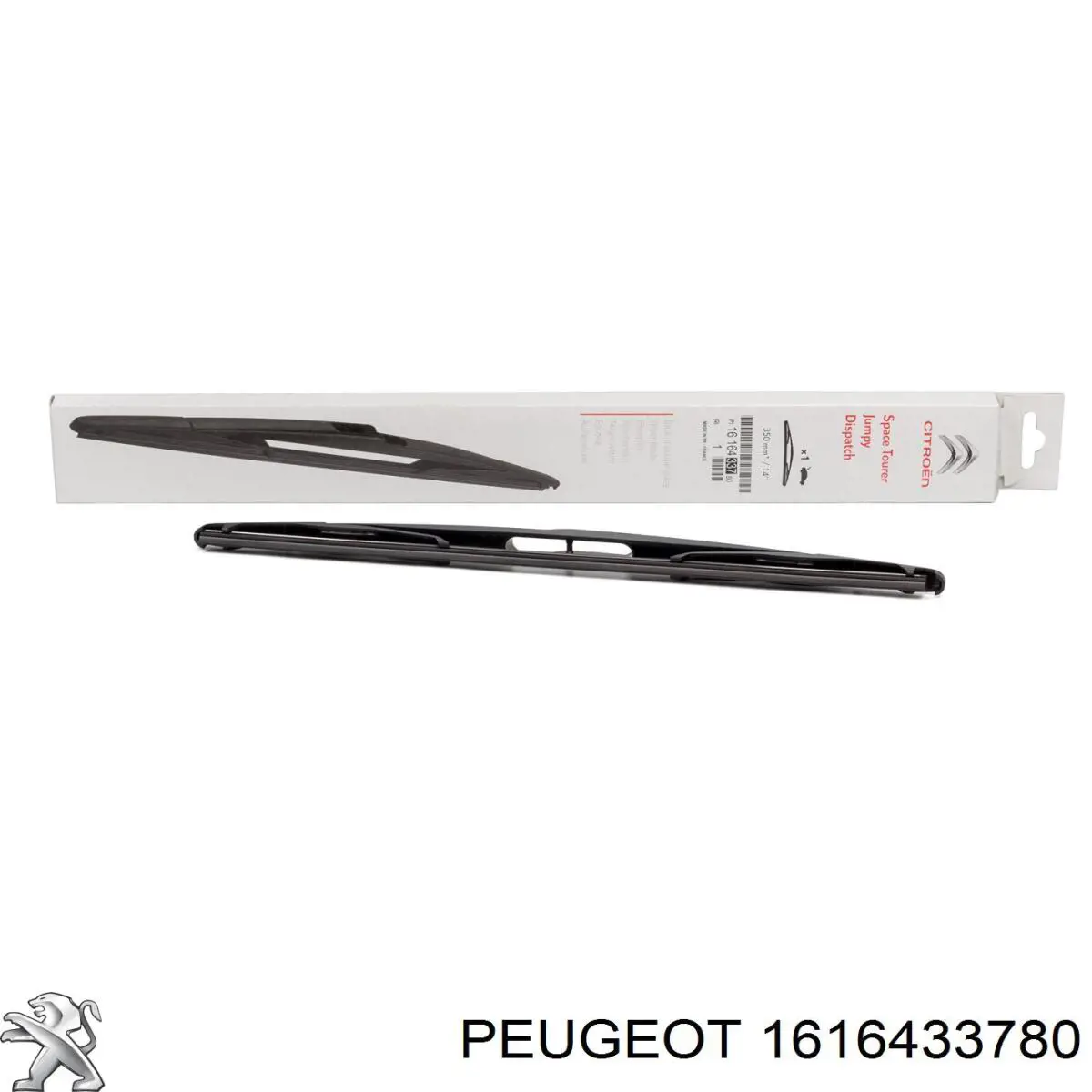 1616433780 Peugeot/Citroen щетка-дворник заднего стекла
