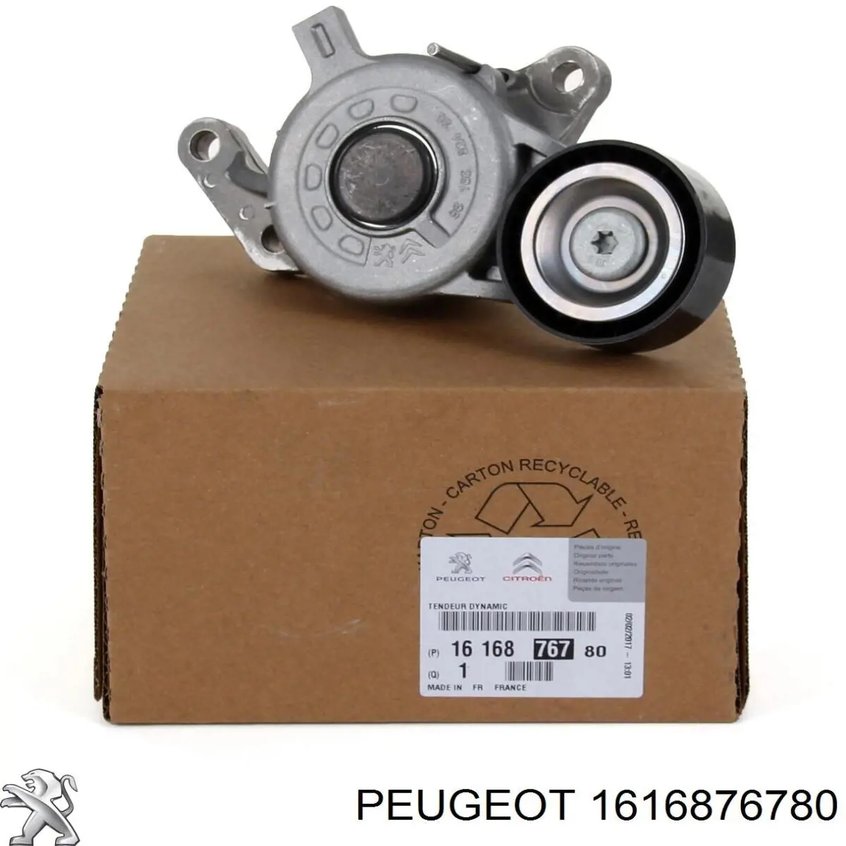 1616876780 Peugeot/Citroen rolo de reguladora de tensão da correia de transmissão