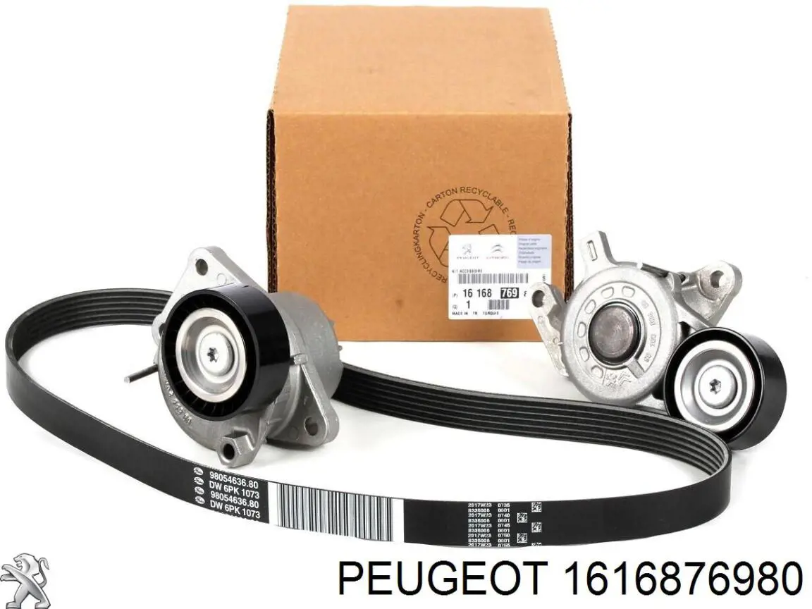 1616876980 Peugeot/Citroen ремень агрегатов приводной, комплект