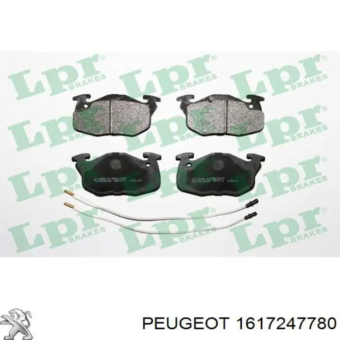 Колодки Peugeot/Citroen 1617247780 цена, от 14.94 USD