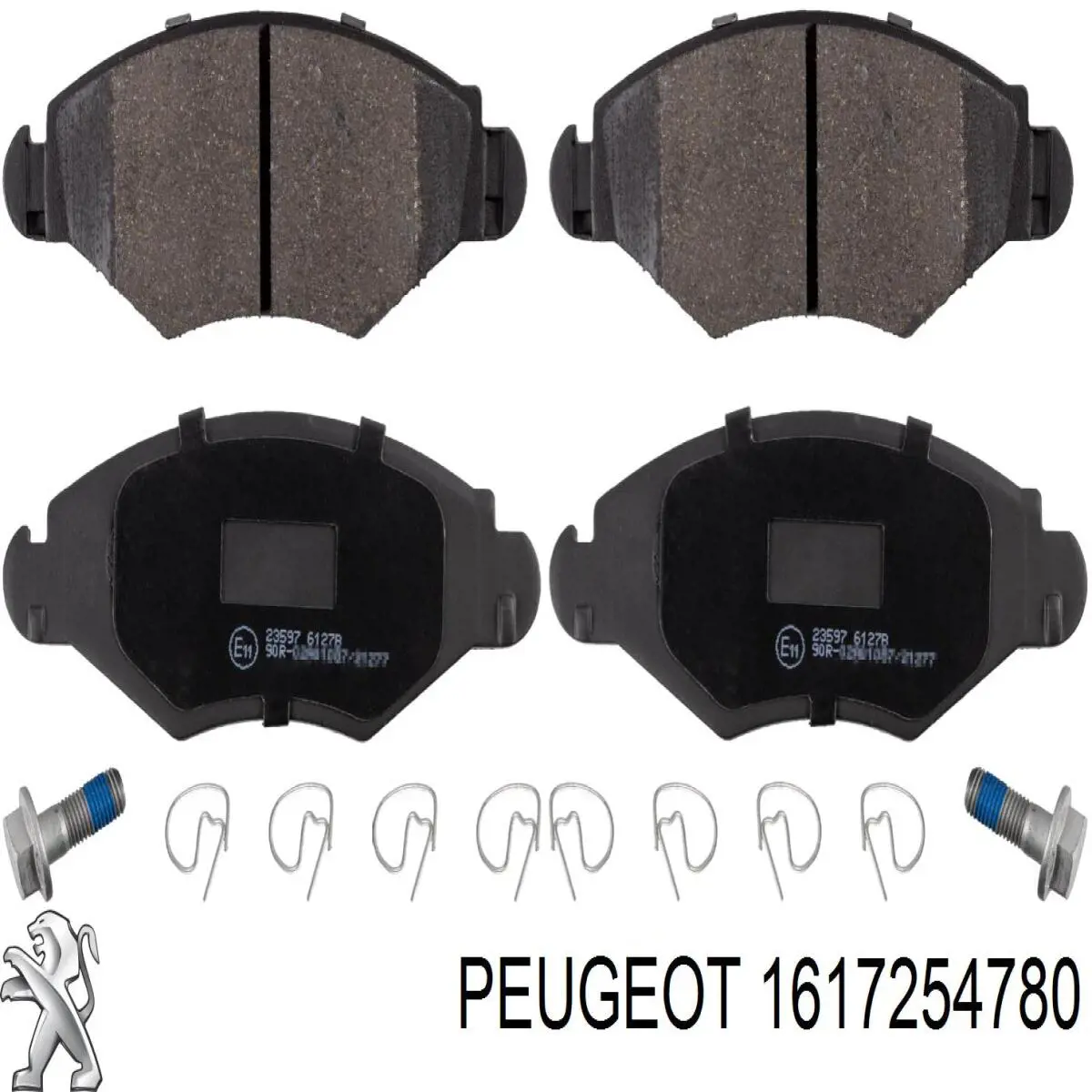 1617254780 Peugeot/Citroen колодки тормозные передние дисковые