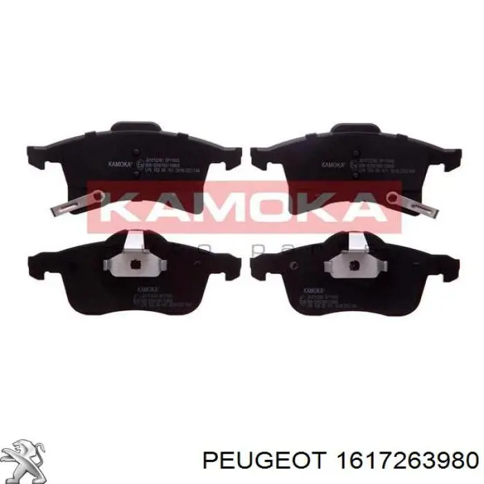 1617263980 Peugeot/Citroen передние тормозные колодки