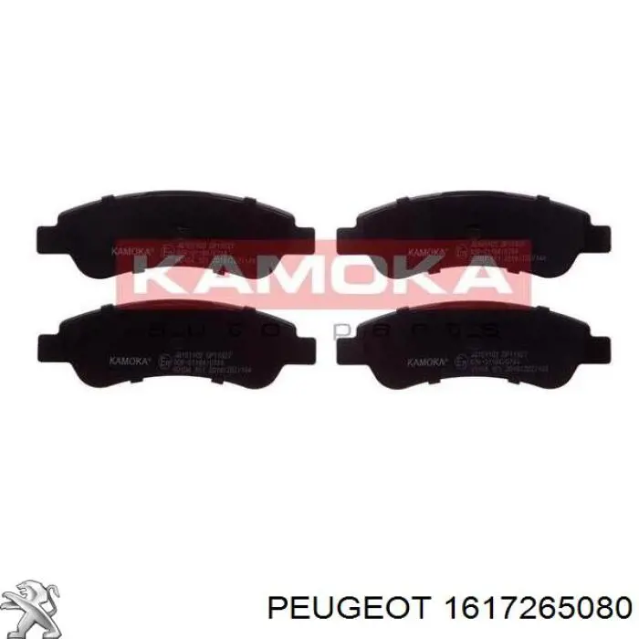 Pastillas de freno traseras 1617265080 Peugeot/Citroen