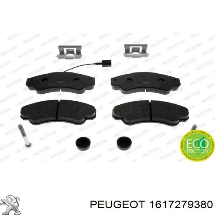 Колодки Peugeot/Citroen 1617279380 цена, от 22.55 USD