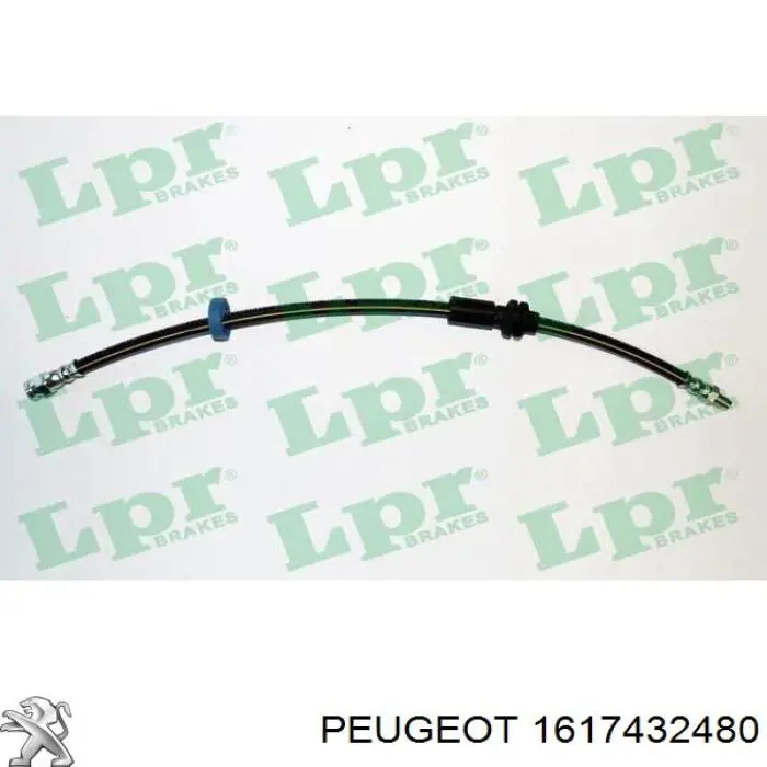 Latiguillo de freno delantero 1617432480 Peugeot/Citroen