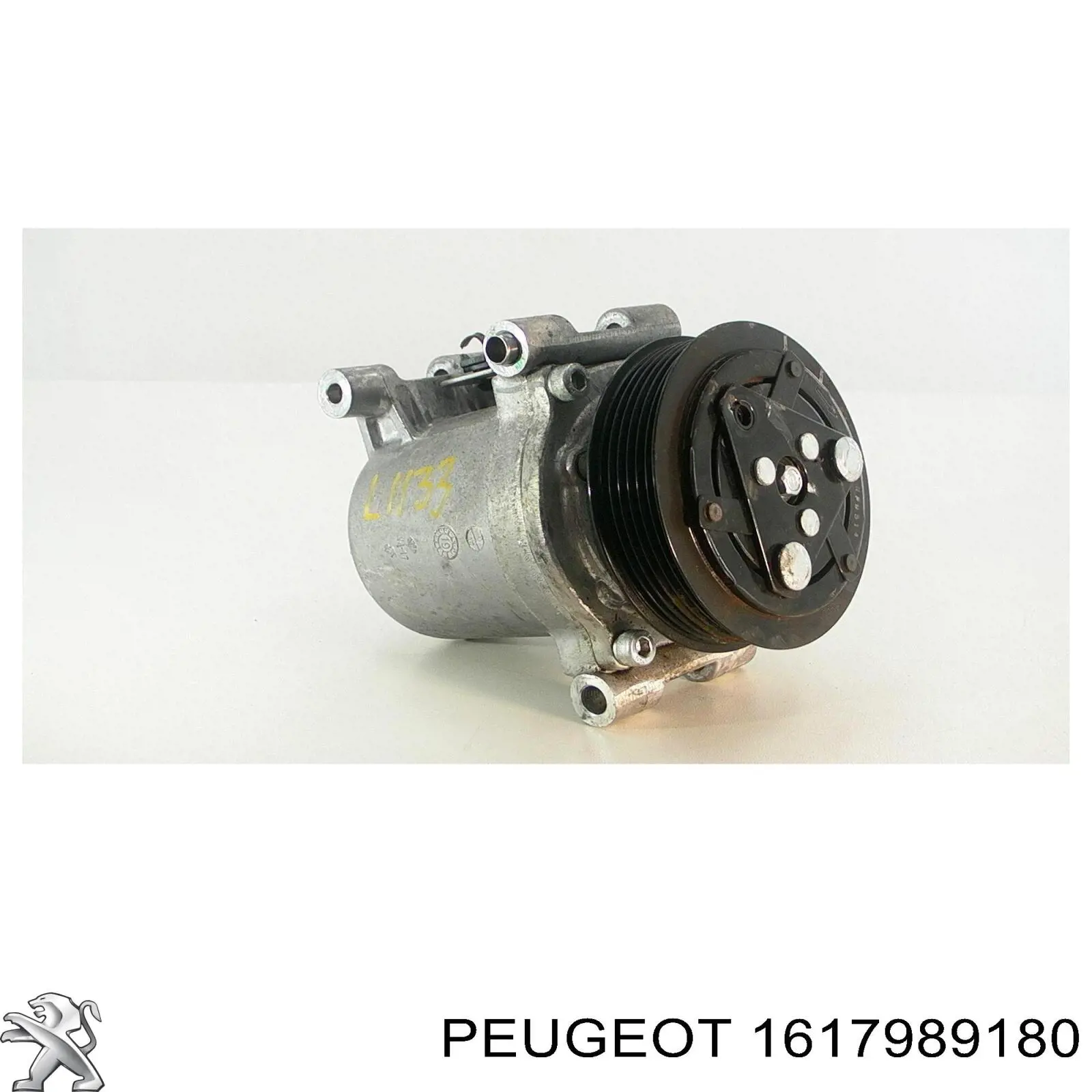 Compresor de aire acondicionado 1617989180 Peugeot/Citroen