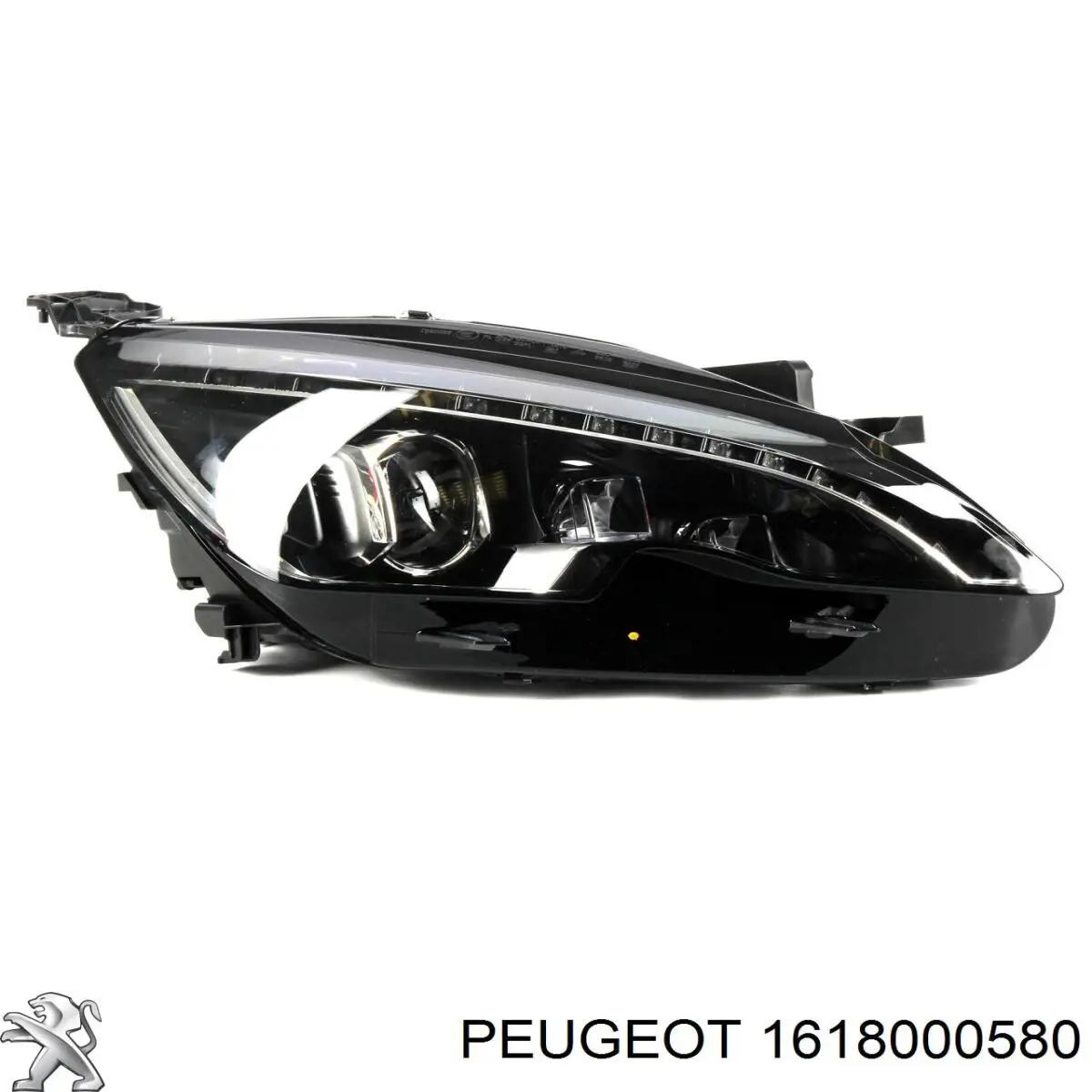 Правая фара 1618000580 Peugeot/Citroen