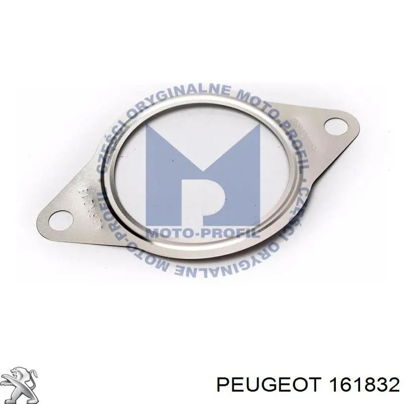 161832 Peugeot/Citroen vedante de válvula egr de recirculação