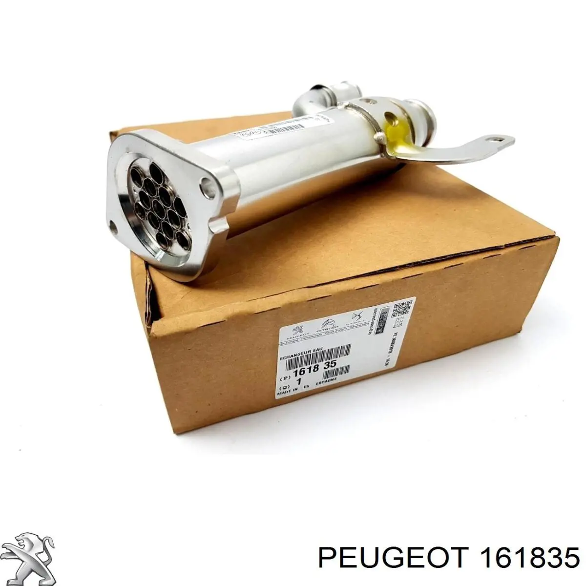 Enfriador EGR de recirculación de gases de escape 161835 Peugeot/Citroen