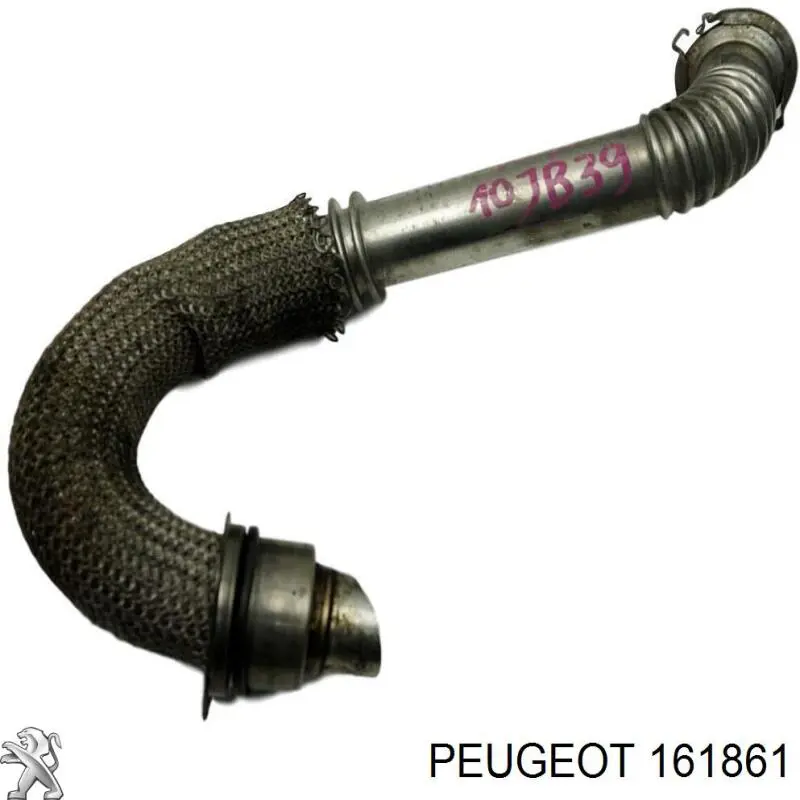 161861 Peugeot/Citroen cano derivado do sistema de recirculação dos gases de escape egr