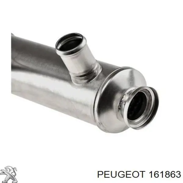 Enfriador EGR de recirculación de gases de escape 161863 Peugeot/Citroen