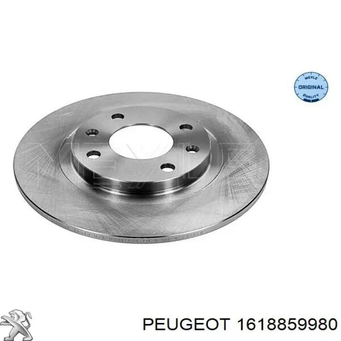 1618859980 Peugeot/Citroen диск тормозной передний