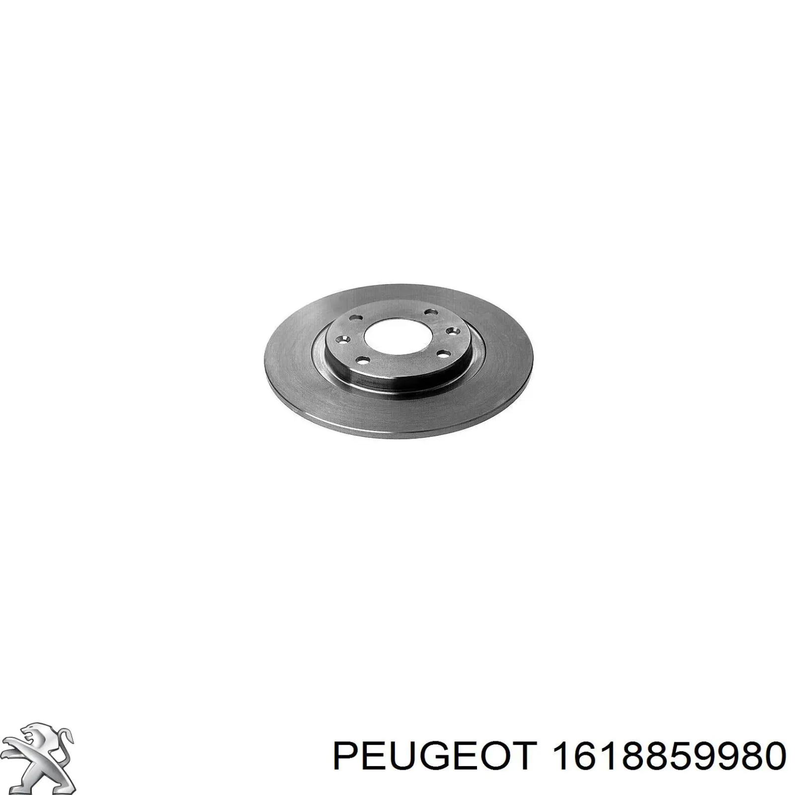 Freno de disco delantero 1618859980 Peugeot/Citroen