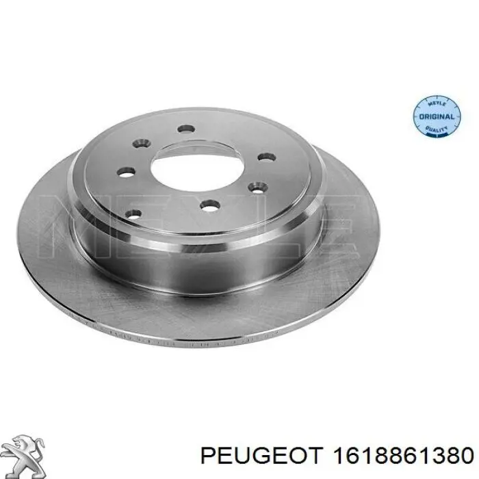 Тормозные диски 1618861380 Peugeot/Citroen