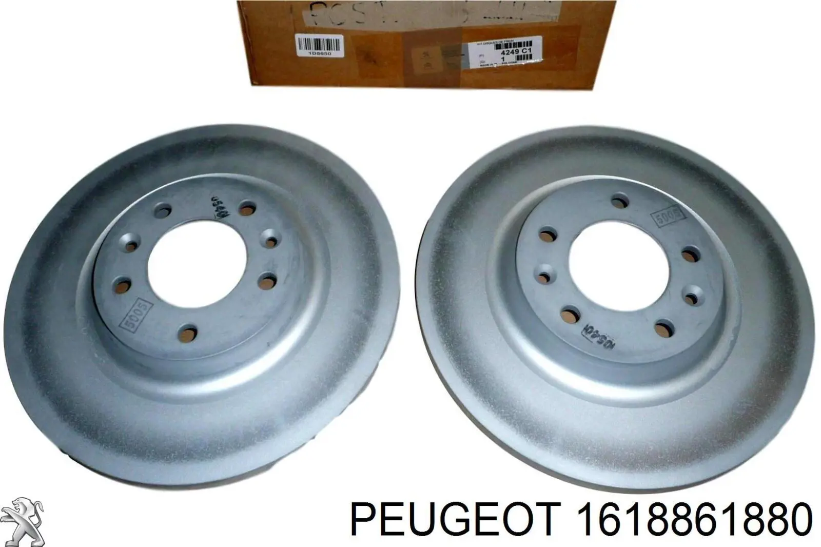 1618861880 Peugeot/Citroen диск тормозной задний