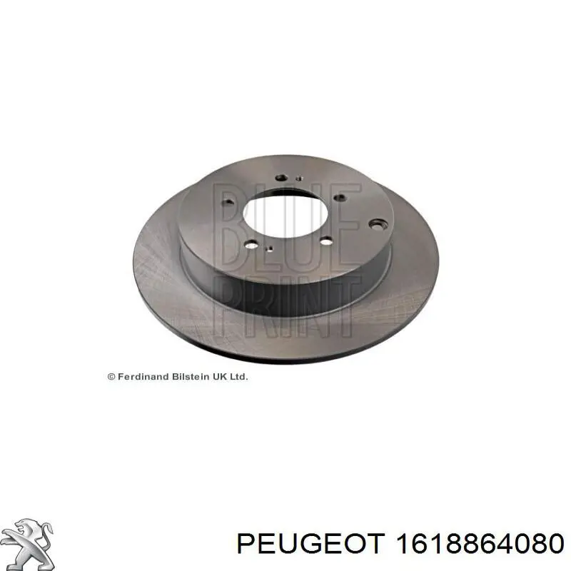 Задний дисковый тормоз Peugeot/Citroen 1618864080