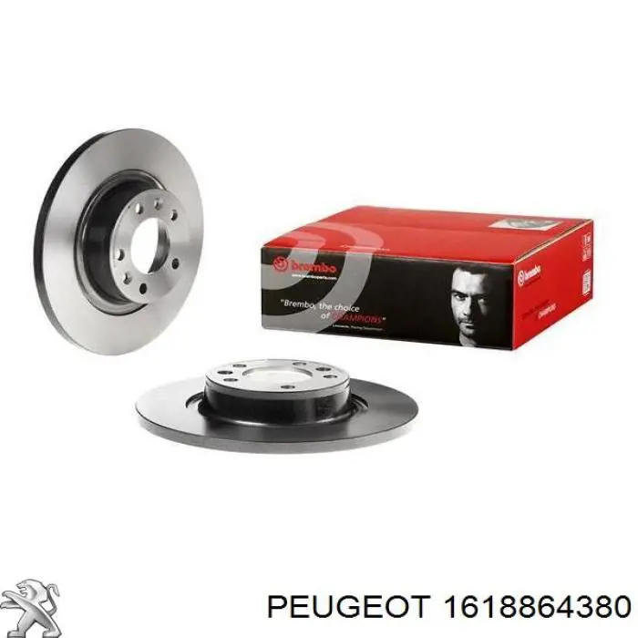 Тормозные диски 1618864380 Peugeot/Citroen