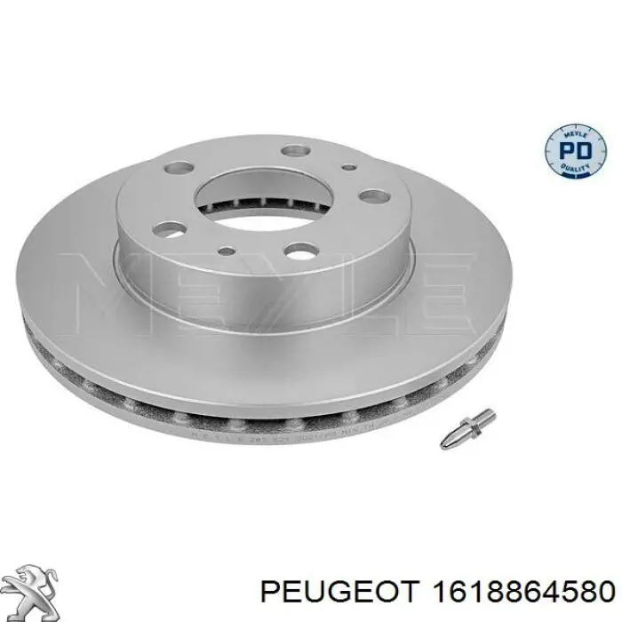 1618864580 Peugeot/Citroen диск тормозной передний