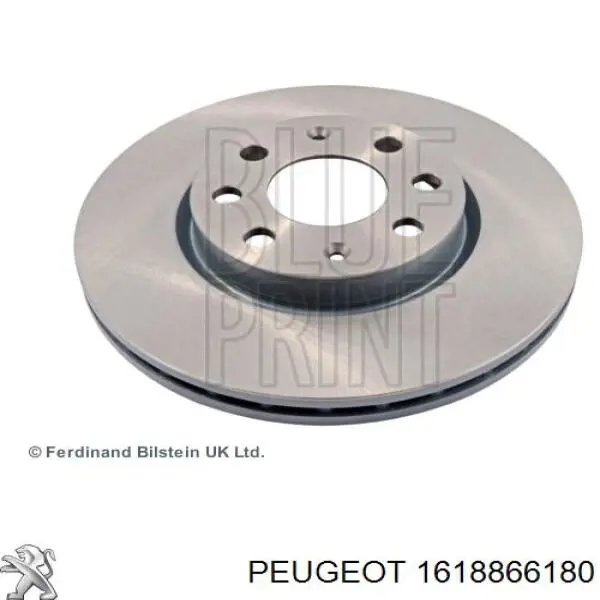 Передние тормозные диски 1618866180 Peugeot/Citroen