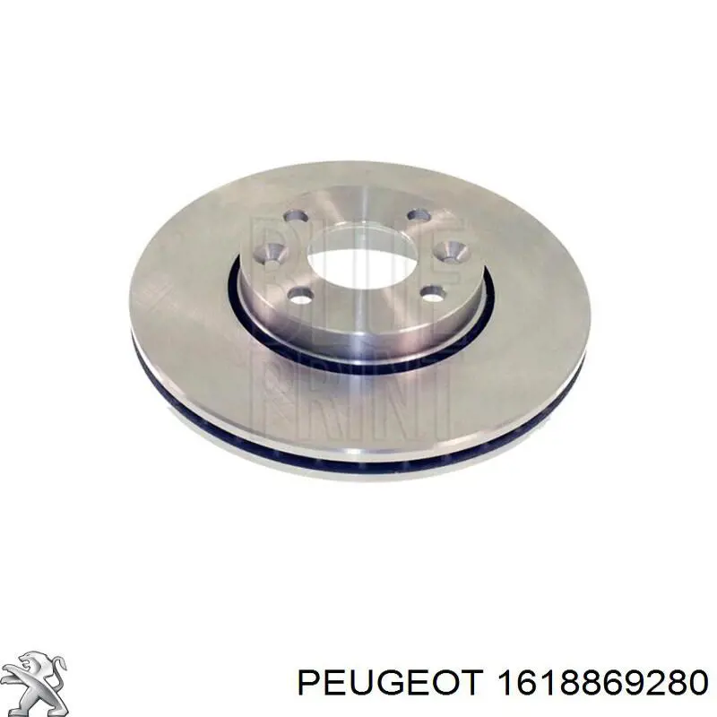 Передние тормозные диски 1618869280 Peugeot/Citroen