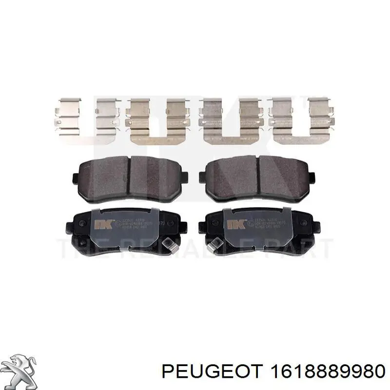 Freno de disco delantero 1618889980 Peugeot/Citroen