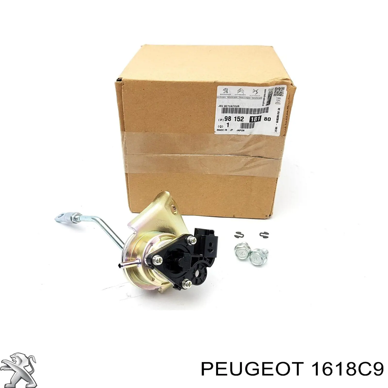 Клапан преобразователь давления наддува (соленоид) 1618C9 Peugeot/Citroen