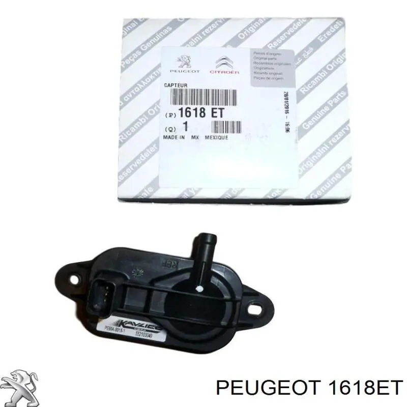 Sensor De Presion De Escape 1618ET Peugeot/Citroen
