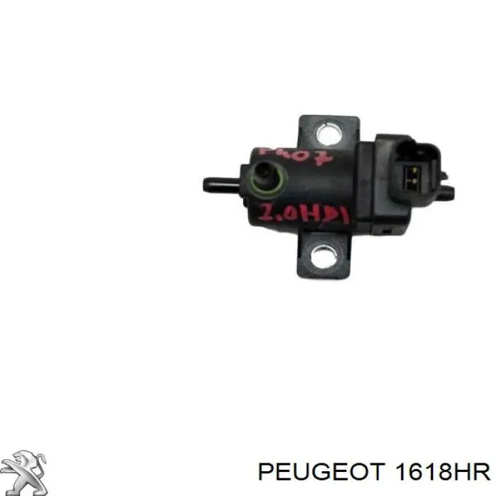 Válvula solenoide de regulação de comporta EGR para Peugeot Expert (VF3V)