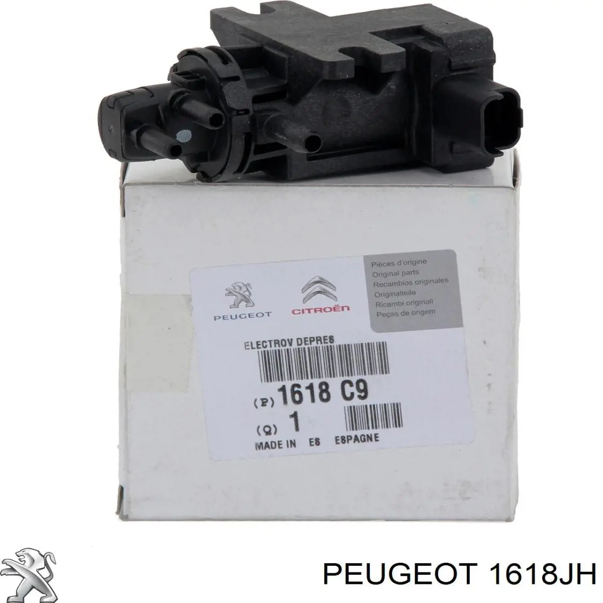 1618JH Peugeot/Citroen клапан преобразователь давления наддува (соленоид)