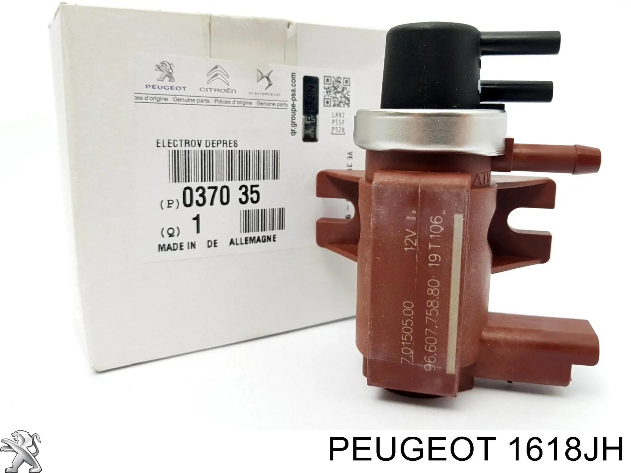 Клапан преобразователь давления наддува (соленоид) 1618JH Peugeot/Citroen