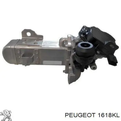 Enfriador EGR de recirculación de gases de escape 1618KL Peugeot/Citroen
