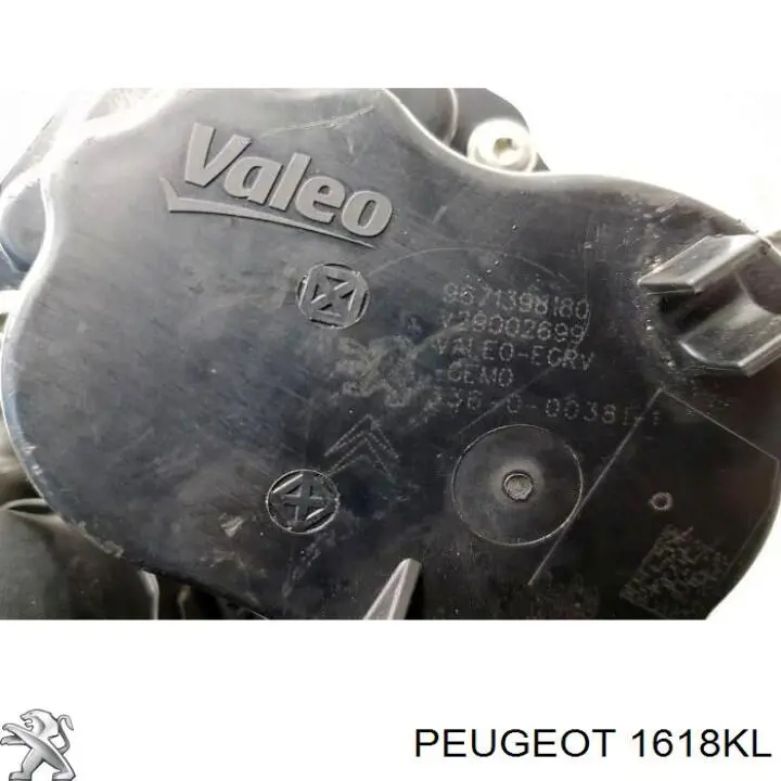 1618KL PEUGEOT Enfriador de recirculación de gases de escape EGR original y equivalente