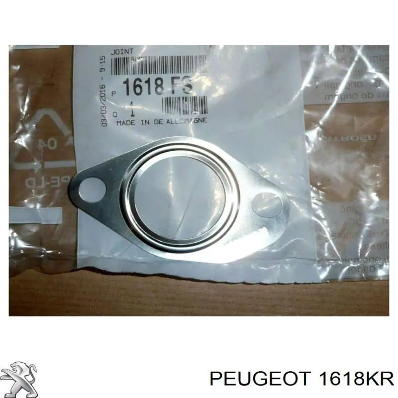 1618KR Peugeot/Citroen прокладка egr-клапана рециркуляции