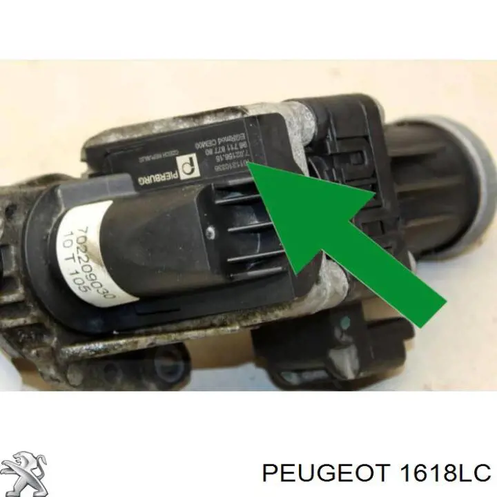 1618LC Peugeot/Citroen Радиатор системы EGR