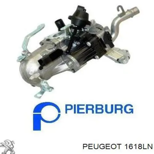 Клапан EGR, рециркуляции газов Peugeot/Citroen 1618LN