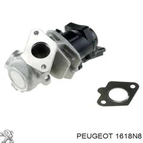 1618N8 Peugeot/Citroen клапан егр