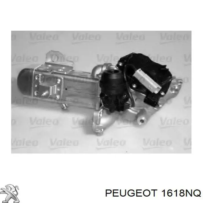 Enfriador EGR de recirculación de gases de escape 1618NQ Peugeot/Citroen