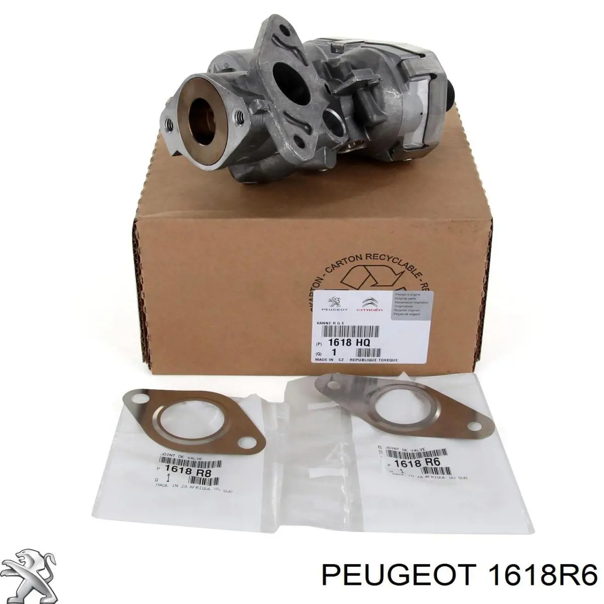 1618R6 Peugeot/Citroen прокладка egr-клапана рециркуляции
