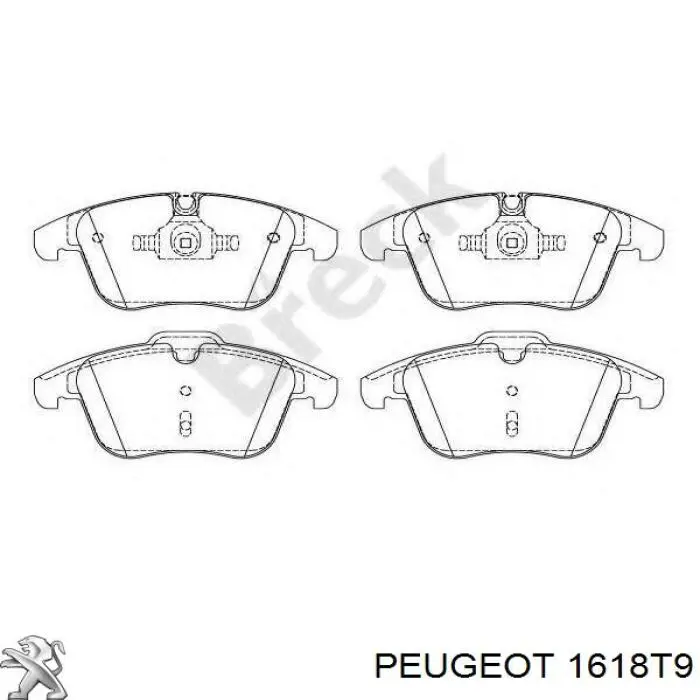 Лямбдазонд, датчик кислорода до катализатора Peugeot/Citroen 1618T9 цена, от 79.33 USD